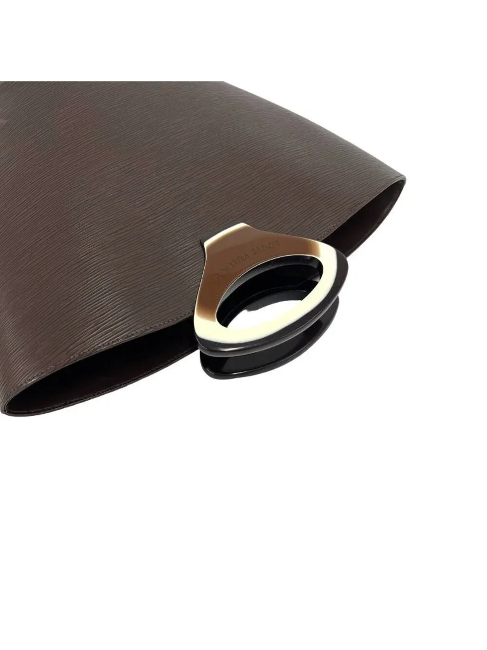 Louis Vuitton Vintage Nocturne Epi Leather Handle Tote Bag Mocha